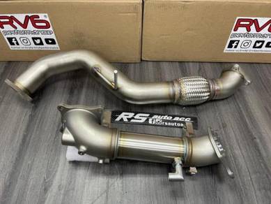 RV6 Downpipe Down Front Pipe Honda FK8 FL5 Type R