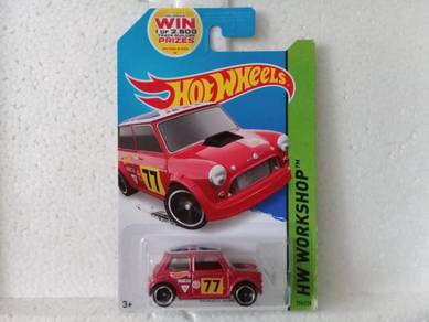 Hotwheels 2014 Morris Mini #194 Red