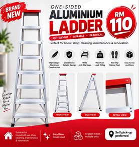 Brand New One-Sided Aluminium Ladder