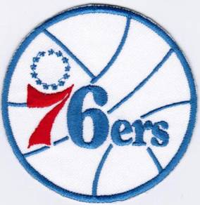 NBA Philadelphia 76ers Sixers Basketball Patch
