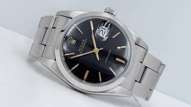Rolex OysterDate Precision 34mm Black Dial