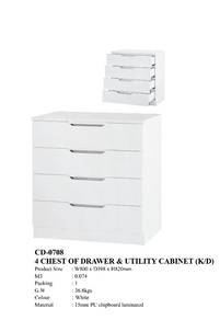 Chest Of Drawer CD-0708-WH