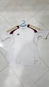 Jersey putih Adidas Climalite size L Puchong PJ KL