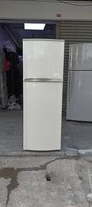2door refrigerator fridge sharp 245L peti sejuk