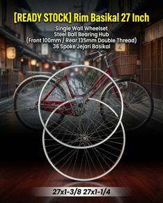 [READY STOCK] Rim Basikal 27 Inch Single Wall Whee