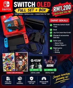Nintendo switch oled full set for sell