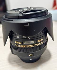 NIKON AF-S 24-85MM F/3.5-4.5G ED VR lens 100% orig