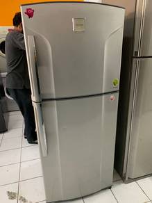 2 Pintu Ais Peti Sejuk Toshiba Refurbish Fridge