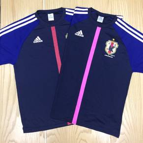 COUPLE SET Adidas Japan Blue Fan Tee #BV Used