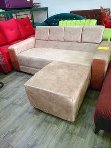 L-shape sofa 3 seater custom made, ipoh 