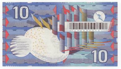 Netherlands 10 Gulden 1997