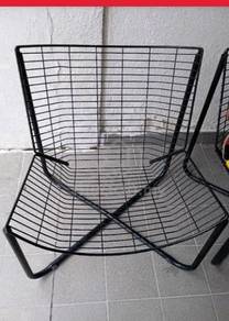 Metal deck chair