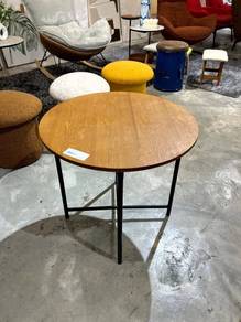 Round Wooden Side Coffee Table