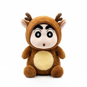 28cm  Crayon Shin-chan Brown Deer Custume Plush To