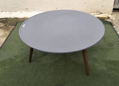 YB66AC Meja Kopi Bulat Round Coffee Table White