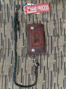 Leather wallet made in usa Amerika