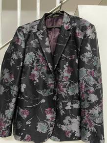 TOMAZ Floral Print Blazer Jacket