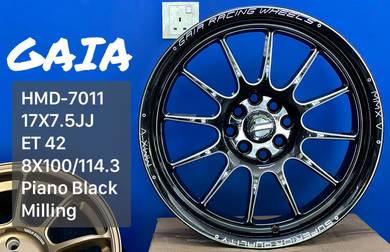 New Rim GAIA 17 Inch Thailand Piano Black Milling