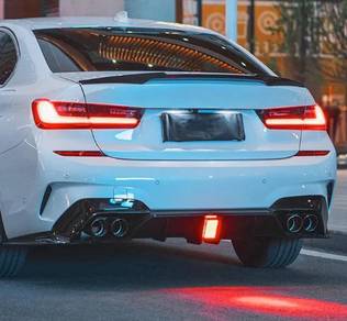 Bmw G20 Cmst Rear Diffuser With Led Brake Bodykit