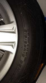 Rim & tayar Toyota alphard/velfire agh30 size 16"