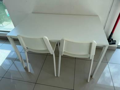 Dining Table IKEA Vihals + Chair Teodores