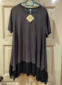 Grey big size top
