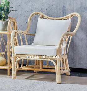 Rattan single seat chair sofa kerusi rotan outdoor