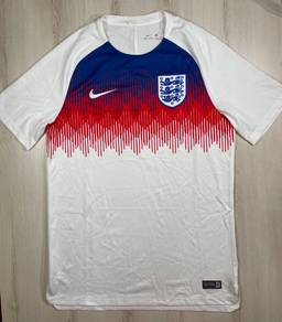 Nike 2018 England White Training Jersey #BV Used