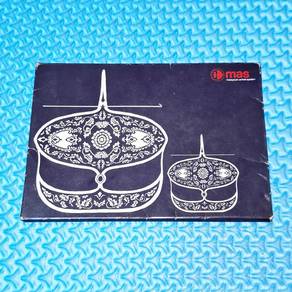 Vtg MAS Malaysian Airline System Batik Postcards