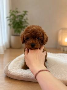 red toy poodle