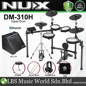 Nux DM-310H Full Set Digital Drum with AMP NPA100