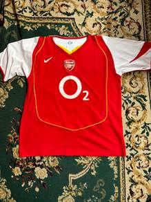 Vtg Nike Bootleg Arsenal jersey Cole 2004-2005