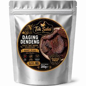 Daging dendeng batang pinang and sambal sotong 