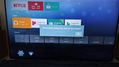 sharp 4k smart TV 58" for sale