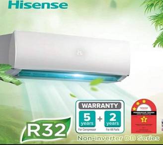 Hisense  air cond 2hp free install (NEW)