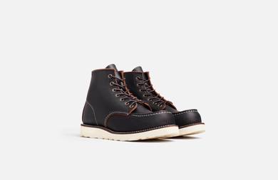 Red Wing 6" Classic Moc Toe Black Prairie 8849