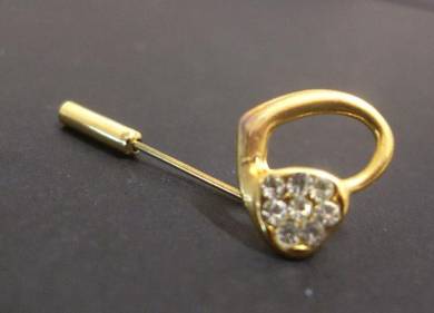Heart-Shaped Pin with (New)