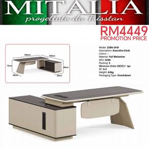 Meja Director Executive Desk Berkualiti | Office