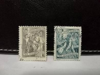 1951 Yugoslavia Stamp Occupations Sceneries