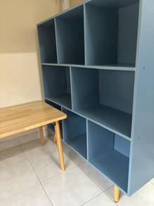 Blue Bookshelf