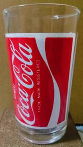 Vintage 1970's Coca-Cola Red and White "Enjoy" Log