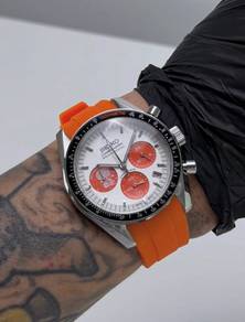 Custom S. Mod 40mm Orange Snoopy Speedmaster