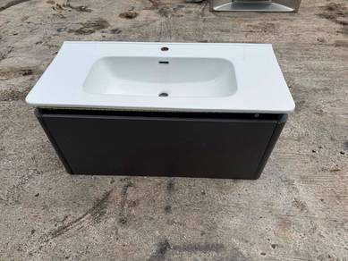 Wall Ceramic Basin Cabinet Drawer