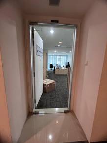Install Glass Door + Kalis Pecah + 12mm + Clear +