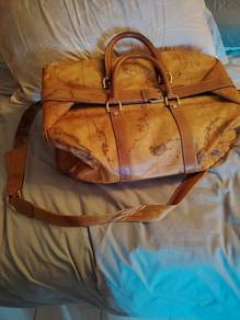 Alviero Martini 1a Classe Map Print Duffle Bag