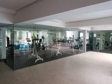 GLASS WALL l dinding kaca jernih 12mm