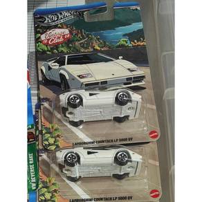 HW Silver Series Lamborghini Countach LP5000 White