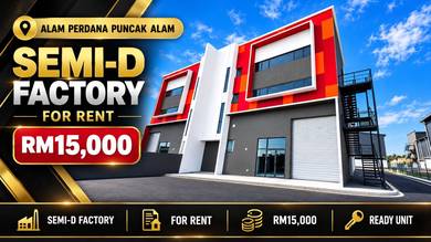 Warehouse / Factory For Rent in Puncak Alam,SGR