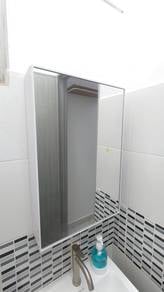 2 White Bathroom Medicine Cabinet with Mirror