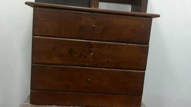 Jati Style 3 Drawer Storage Cabinet TP482